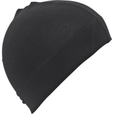 CASUAL SKULL CAP COMFORT BAND ONE SIZE SOLID BLACK
