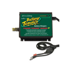 BATTERY CHARGER POWER TENDER™ 24V 13.3 X 12.7 X 5CM 2.5A AUTOMATIC BLACK